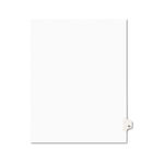 Avery-Style Legal Side Tab Divider, Title: 73, Letter, White, 25/Pack