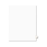 Avery-Style Legal Side Tab Divider, Title: 74, Letter, White, 25/Pack