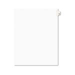 Avery-Style Legal Side Tab Divider, Title: 76, Letter, White, 25/Pack