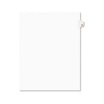 Avery-Style Legal Side Tab Divider, Title: 78, Letter, White, 25/Pack