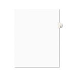 Avery-Style Legal Side Tab Divider, Title: 82, Letter, White, 25/Pack