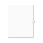 Avery-Style Legal Side Tab Divider, Title: 88, Letter, White, 25/Pack