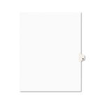 Avery-Style Legal Side Tab Divider, Title: 90, Letter, White, 25/Pack