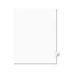 Avery-Style Legal Side Tab Divider, Title: 97, Letter, White, 25/Pack