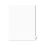 Avery-Style Legal Side Tab Divider, Title: 100, Letter, White, 25/Pack