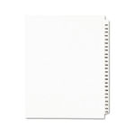 Avery-Style Legal Side Tab Divider, Title: 151-175, Letter, White, 1 Set