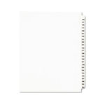 Avery-Style Legal Side Tab Divider, Title: 176-200, Letter, White, 1 Set