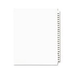 Avery-Style Legal Side Tab Divider, Title: 201-225, Letter, White, 1 Set