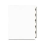 Avery-Style Legal Side Tab Divider, Title: 226-250, Letter, White, 1 Set