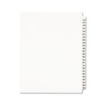 Avery-Style Legal Side Tab Divider, Title: 276-300, Letter, White, 1 Set