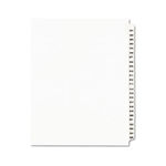 Avery-Style Legal Side Tab Divider, Title: 301-325, Letter, White, 1 Set