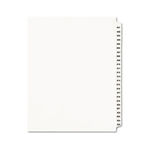 Avery-Style Legal Side Tab Divider, Title: 401-425, Letter, White, 1 Set