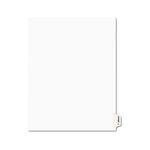 Avery-Style Preprinted Legal Side Tab Divider, Exhibit J, Letter, White, 25/Pack