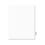 Avery-Style Preprinted Legal Side Tab Divider, Exhibit S, Letter, White, 25/Pack