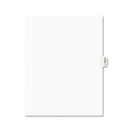 Avery-Style Preprinted Legal Side Tab Divider, Exhibit Y, Letter, White, 25/Pack