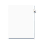 Avery-Style Legal Side Tab Dividers, One-Tab, Title D, Letter, White, 25/Pack