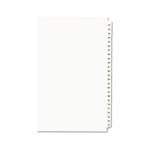 Avery-Style Legal Side Tab Divider, Title: 51-75, 14 x 8 1/2, White, 1 Set