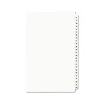 Avery-Style Legal Side Tab Divider, Title: 76-100, 14 x 8 1/2, White, 1 Set