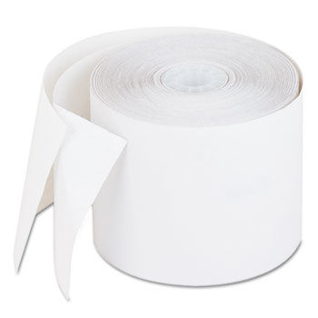 Recycled Receipt Roll, 2-1/4"" x 90 ft, White