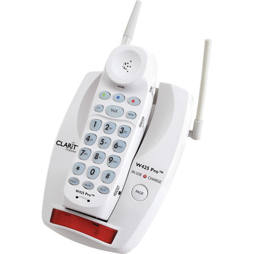 Clarity Professional W425 Pro Extra Loud Big Button Cordless Telephone