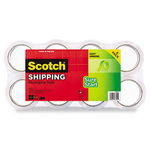 Sure Start Packaging Tape, 1.88"" x 54.6yds, 3"" Core, Clear, 8/Pack