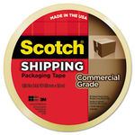 3750 Commercial Grade Packaging Tape, 1.88"" x 54.6yds, 3"" Core, Clear