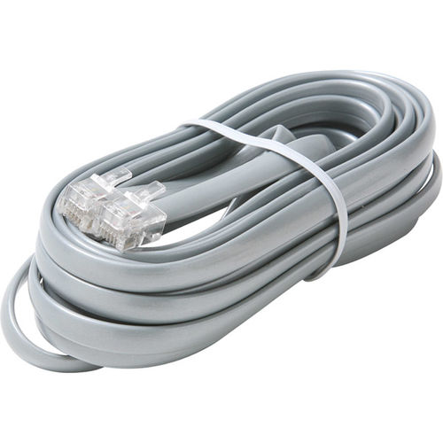 7' Silver 6C Data Cable