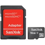 microSDHC 16GB with SD Adapter 3""x5""