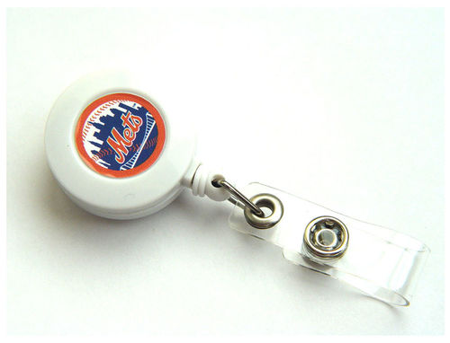 New York Mets Retractable Badge Reel Id Ticket Clip Mlb