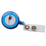 New England Patriots Retractable Badge Reel Id Ticket Clip Nfl
