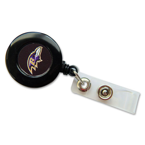 Baltimore Ravens Retractable Badge Reel Id Ticket Clip Nfl