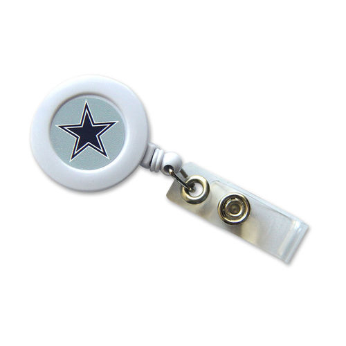 Dallas Cowboys Retractable Badge Reel Id Ticket Clip