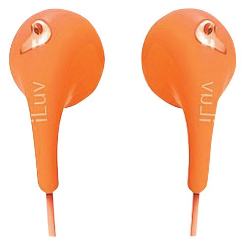 ILUV iEP205ORG Bubble Gum II Earbuds (Orange)