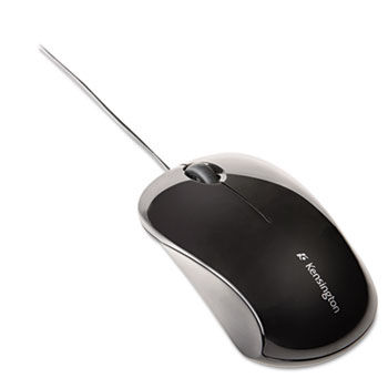 Mouse for Life Wired Three-Button Mouse, Left/Right, Black