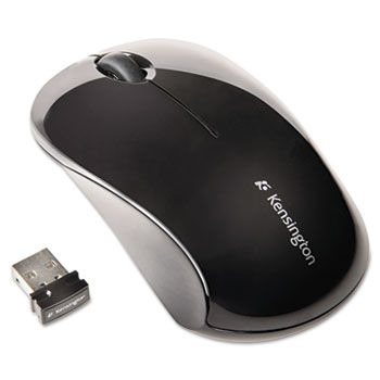Mouse for Life Wireless Three-Button Mouse, Left/Right, Black