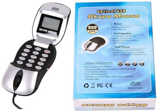 800 Dpi Optical Usb Skype Mouse Case Pack 24