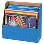 Folder Holder Storage Box, 11 3/4 x 4 1/2 x 11, Blue