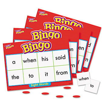 Young Learner Bingo Game, Sightwords