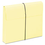 Two Inch Accordion Expansion Wallet with String, Letter, Yellow, 10/BX