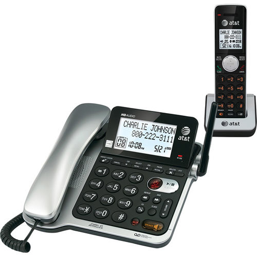 DECT 6.0 Corded/Cordless Phone with Answering Machine