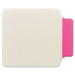 Durable Note Tabs, 2 3/4 x 3 3/8, Pink, 10/PK