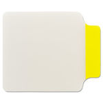 Durable Note Tabs, 2 3/4 x 3 3/8, Yellow, 10/PK
