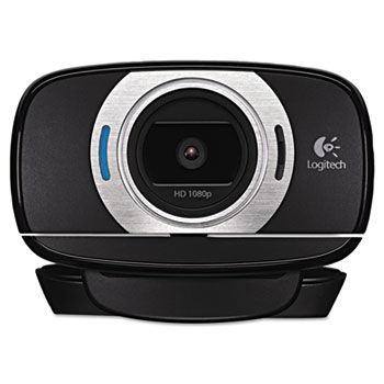 C615 HD Webcam, 1080p, Black/Silver