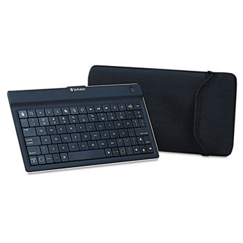 Bluetooth Ultra-Slim Wireless Mobile Keyboard, Black