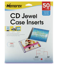 Inserts CD Jewel Case 50 per pack