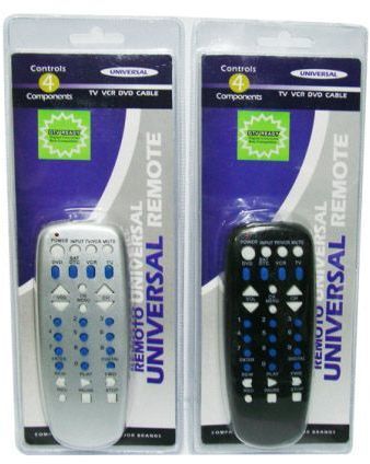 4 In 1 Universal Tv Remote Case Pack 48