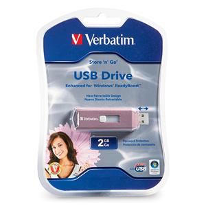 Flash Drive USB 2GB Store'n'Go Pink TAA