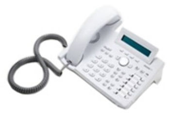 Business Phone 2 line LCD 47 keys White