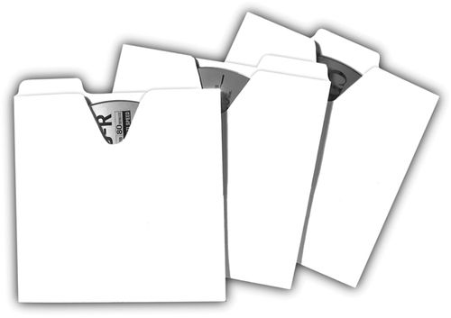 CD File Folders 100 Pack Case Pack 6