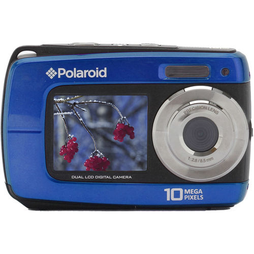 14.1MP Dual Screen Waterproof Camera-Blue